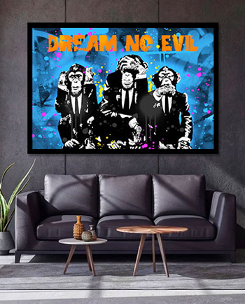 Dream No Evil Graffiti Pop Art